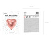 Picture of FOIL BALLOON HEART ROSE GOLD 24 INCH